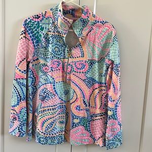 Lilly Pulitzer Half Zip - cotton & spandex